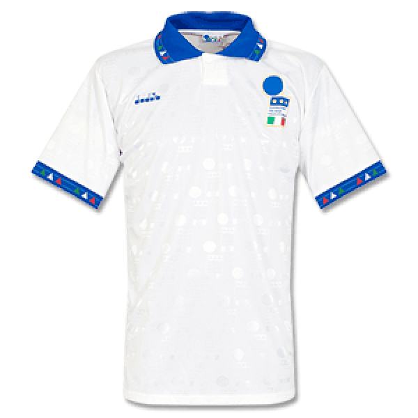 Italy away retro jersey soccer jersey maillot match men's 2ed sportwear football shirt 1993-1994